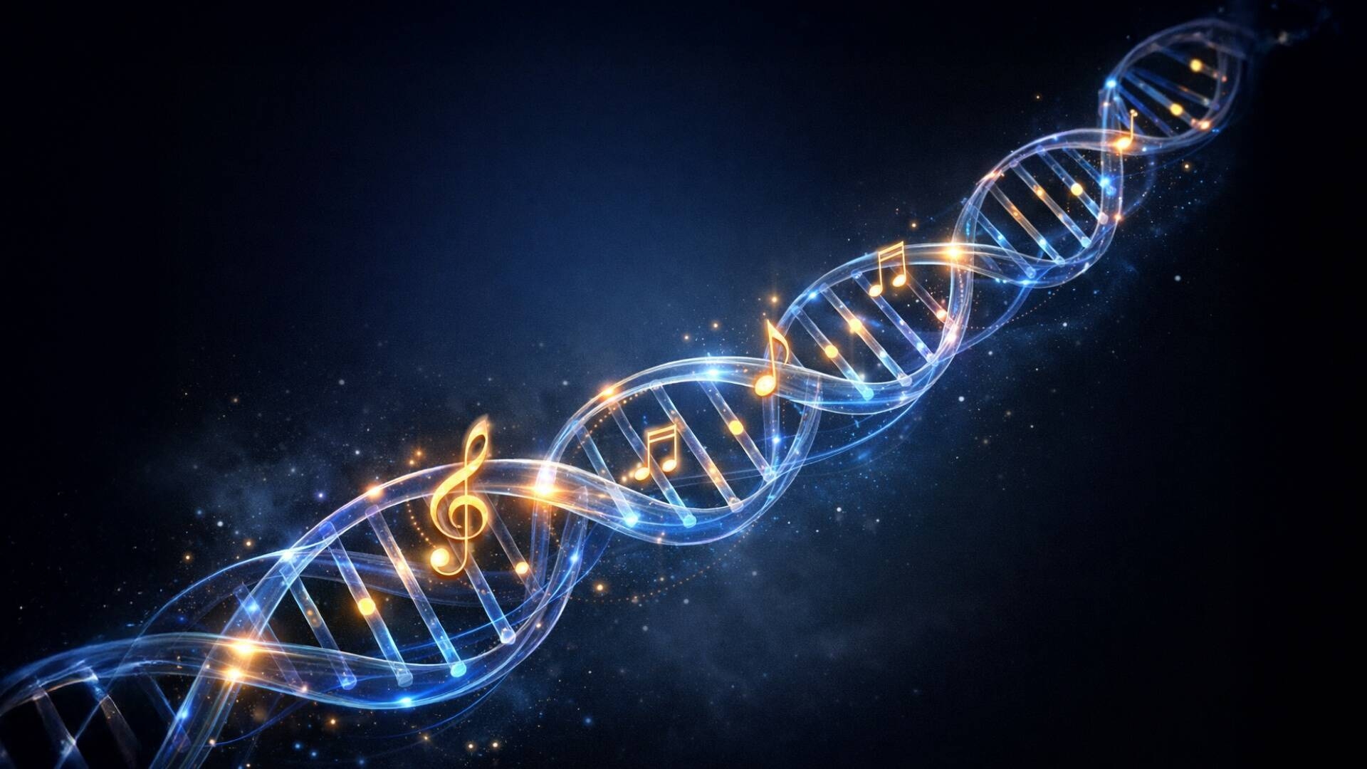 DNA e note musicali