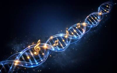 DNA e note musicali