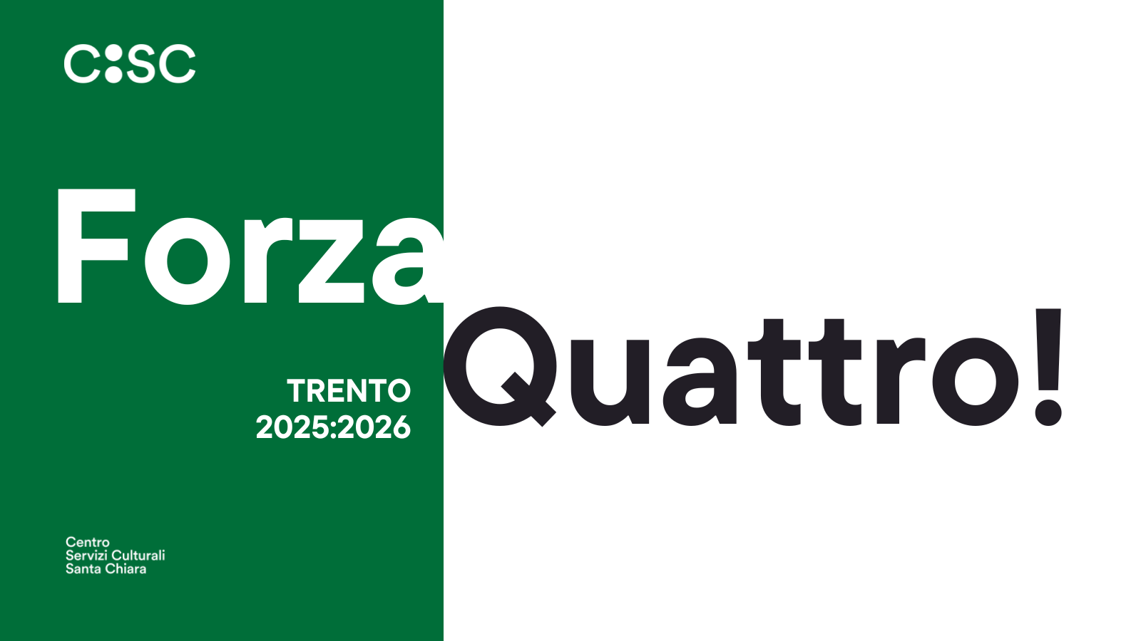 immagini con la scritta Forza Quattro