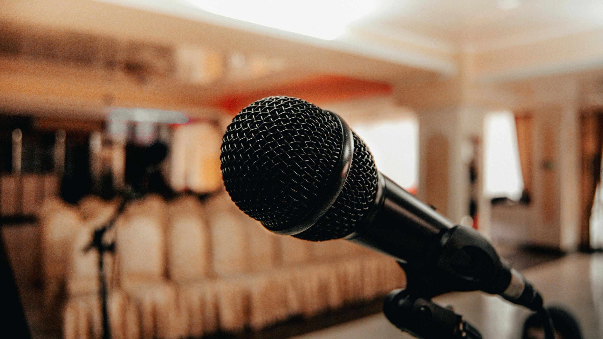 Immagine: Microfono per conferenza o presentazione